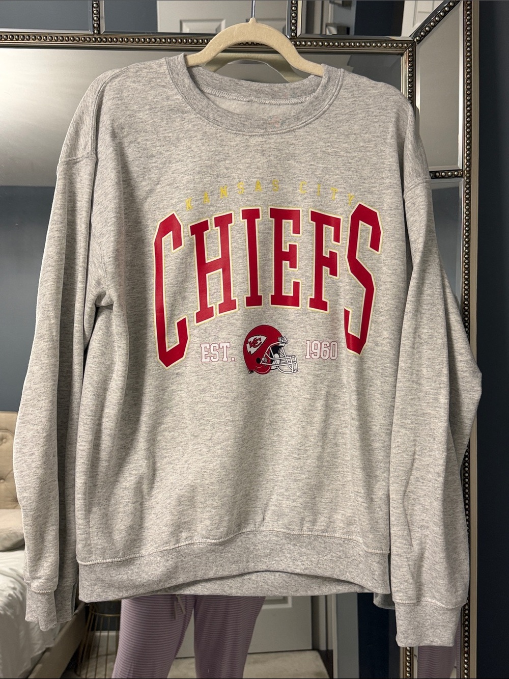 Gray Crewneck Sweatshirt